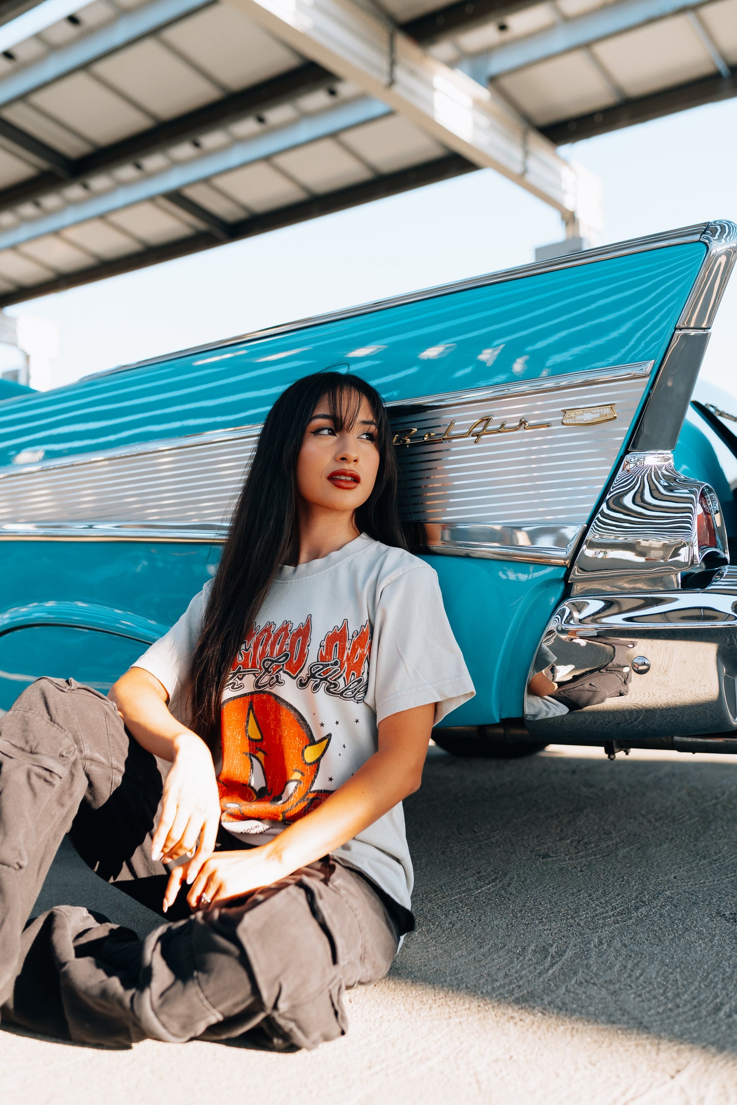 Barbed Up Tee - Ice Grey
