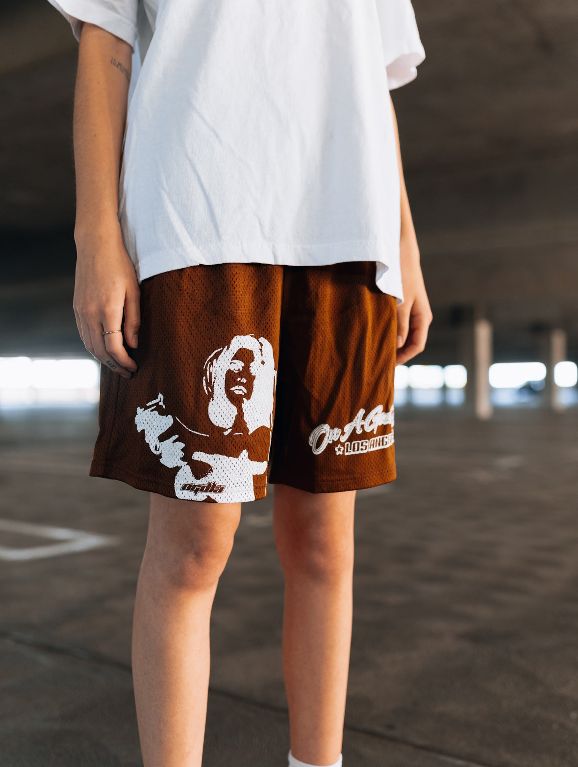 The World Is Yours - Brown Shorts