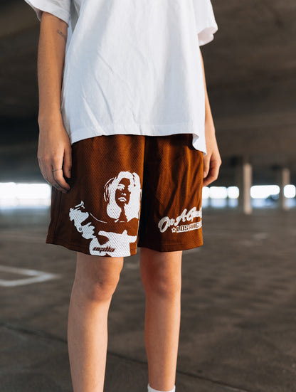 The World Is Yours - Brown Shorts